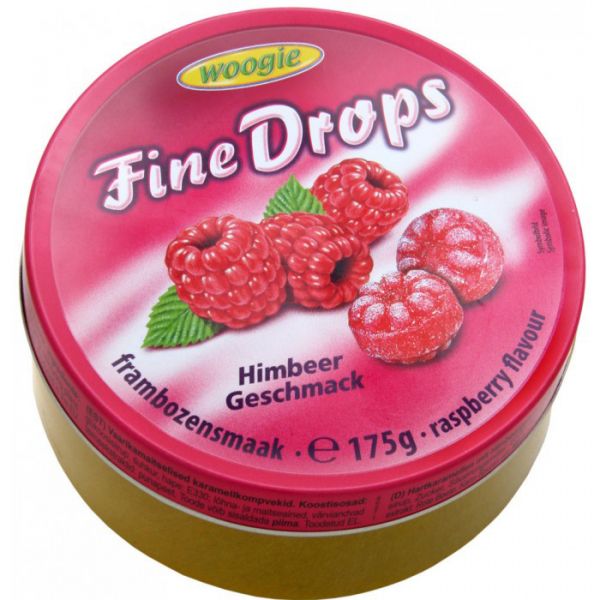 Льодяники Woogie Fine Drops малина 200g