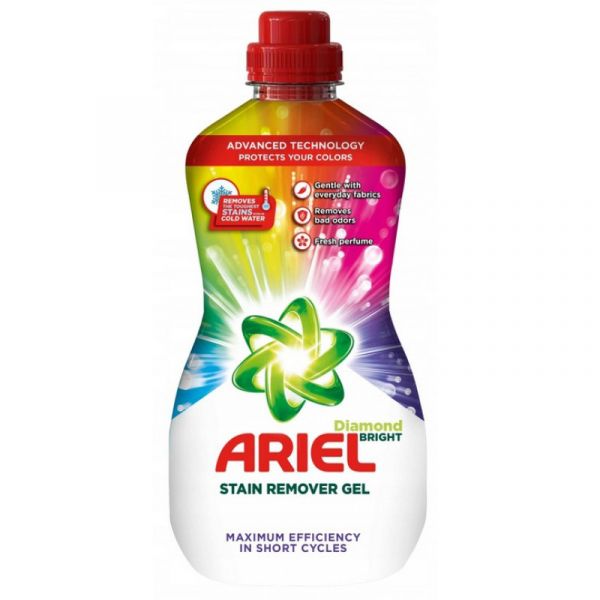 Рідкий плямовивідник для кольорових тканин Ariel Diamond Bright 950мл