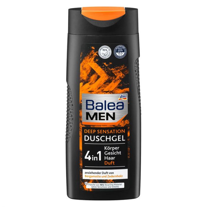 Чоловічий гель для душу 4в1 Balea Deep Sensation 300 ml