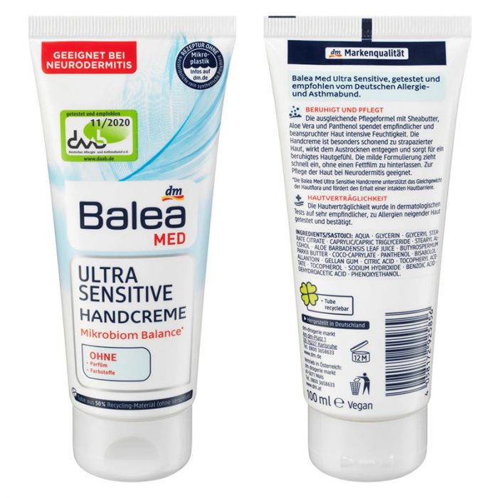 Крем для ультрачутливої шкіри рук Balea Ultra sensitive 100 мл