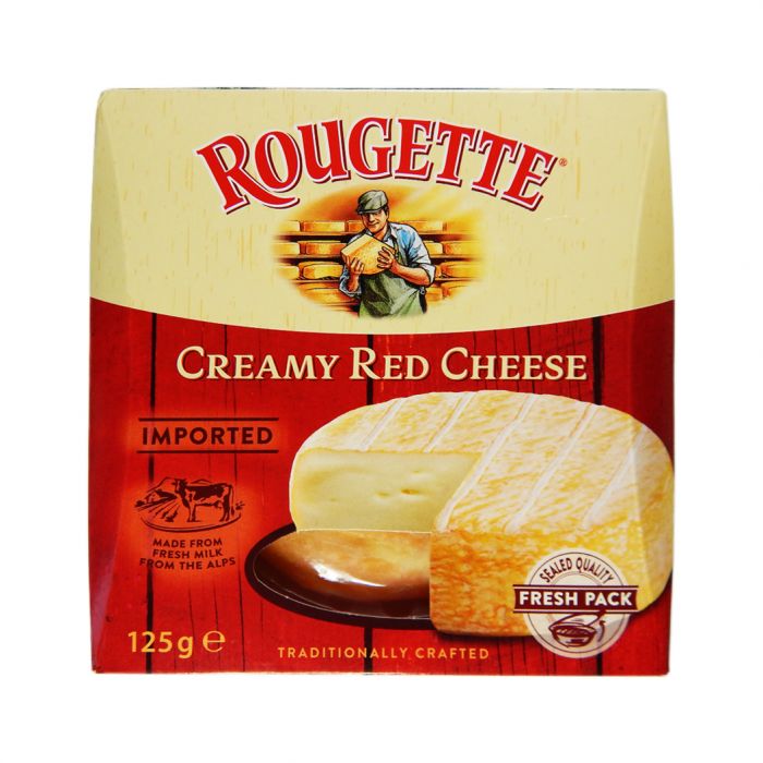 Сир сичужний м'який червоний Rougette creamy red cheese 125g