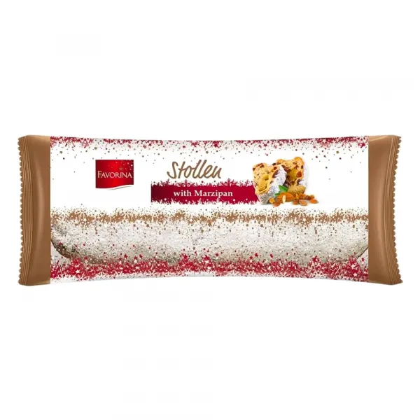Різдвяний кекc штоллен з марципаном 200g