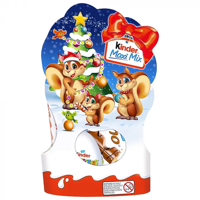 Подарунковий набір цукерок Kinder Maxi Christmas 157г