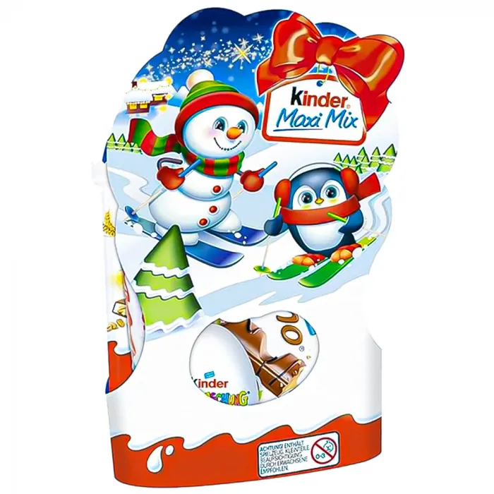 Подарунковий набір цукерок Kinder Maxi Christmas 157г