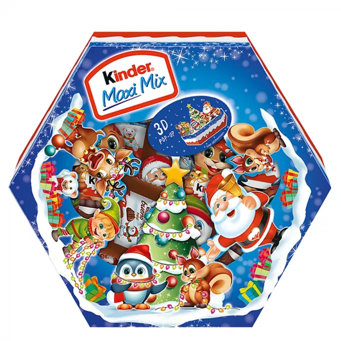 Kinder Maxi Mix Weihnachtsteller 3D 143г