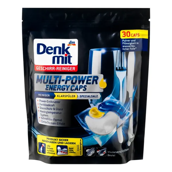 Капсули для посудомийної машини Denkmit Multi-Power Energy 30 шт