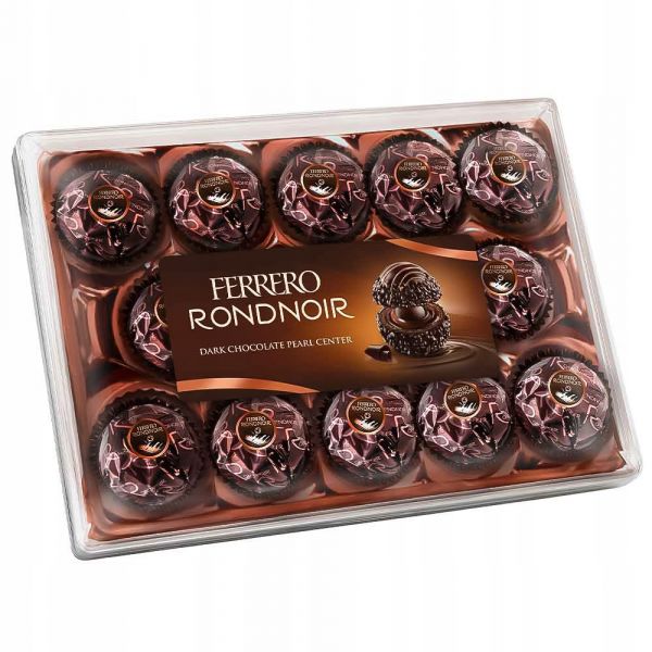 Цукерки чорний шоколад Ferrero Rondnoir 138 г