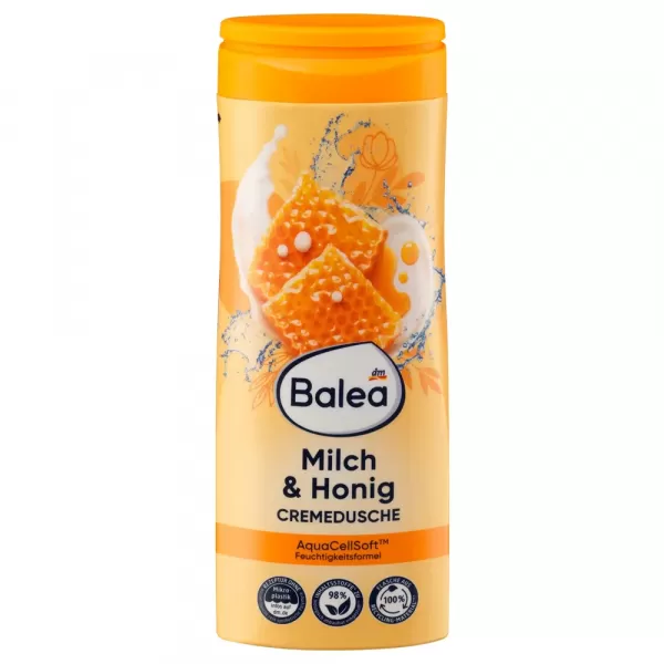 Гель для душу Balea мед і вершки 300 ml