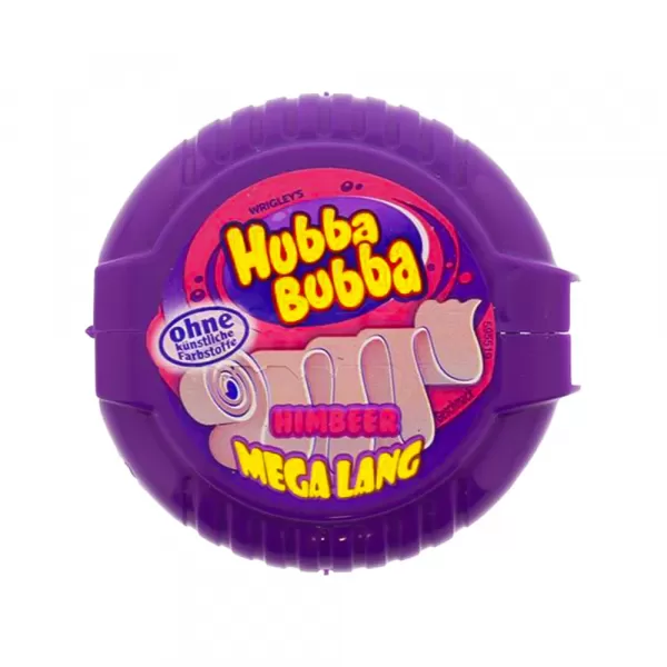 Жувальна гумка зі смаком малини Hubba Bubba Himbeer 56 г