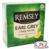 Чай чорний Remsey Earl Grey Lemon 75 фільтр-пакетів
