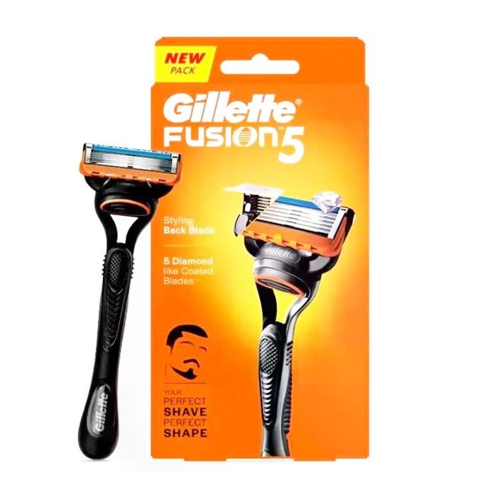 Чоловічий станок для гоління Gillette Fusion 5 з 1 картриджем
