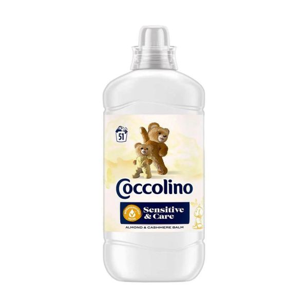 Гіпоалергенний ополіскувач для прання Coccolino з мигдалем та кашеміром 1.25L