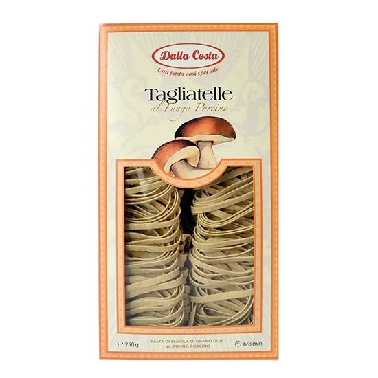 Макаронні вироби з грибами Tagliatelle Dalla Costa, 250г
