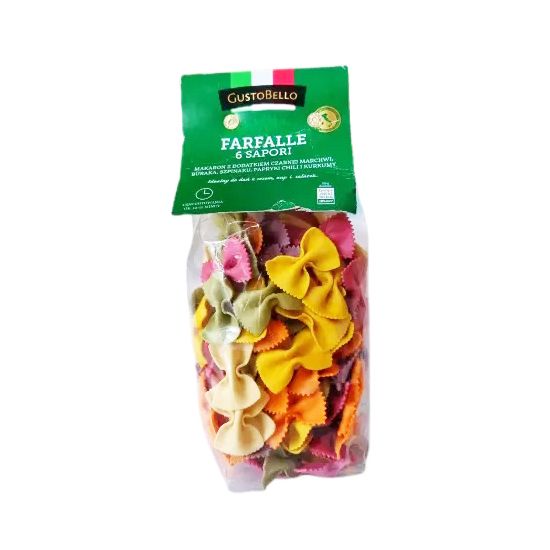Кольорові макарони Gusto Bello 250 г