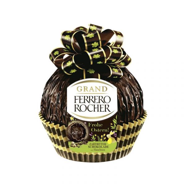 Великодня цукерка чорний шоколад Ferrero Grand Rocher 125г