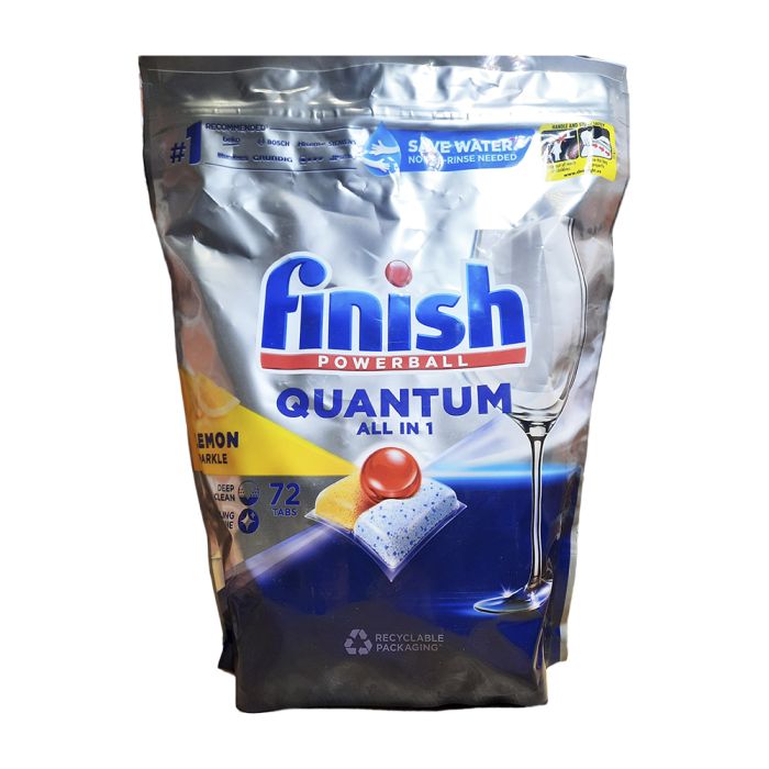 Капсули для посудомийних машин Finish Powerball Quantum All In 1 Lemon 74 шт