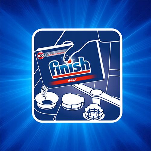 Крупна сіль для посудомийних машин Finish 4 кг