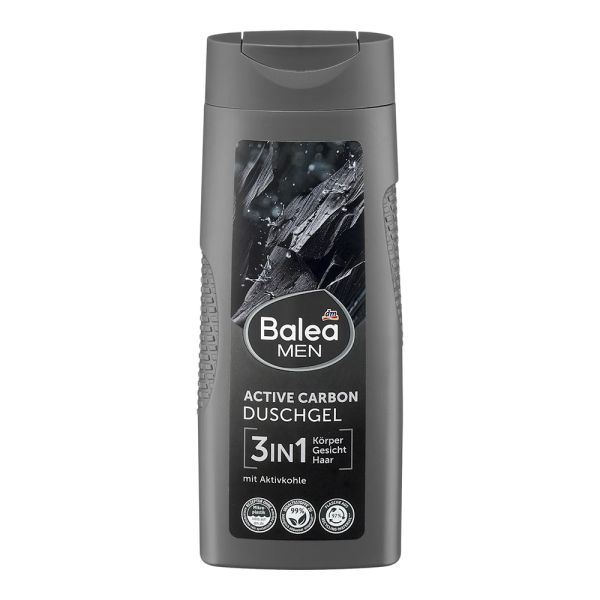 Чоловічий гель для душу з активованим вугіллям Balea Active Carbon 300 мл