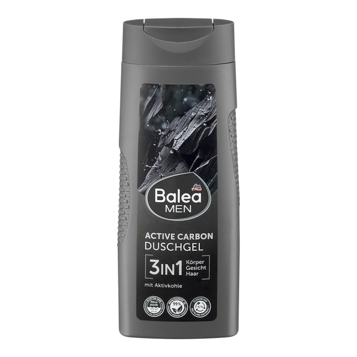 Чоловічий гель для душу з активованим вугіллям Balea Active Carbon 300 мл