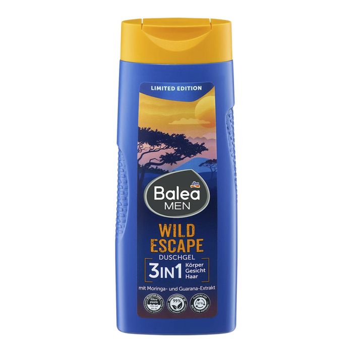 Чоловічий гель для душу 3в1 Balea Дика втеча 300 ml