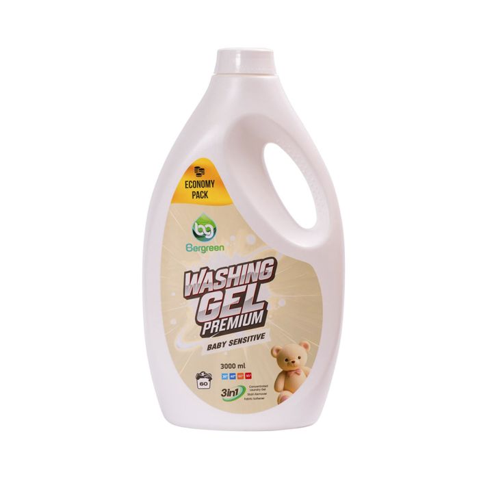 Гель для прання дитячих речей Bergreen Baby sensitive 3 l