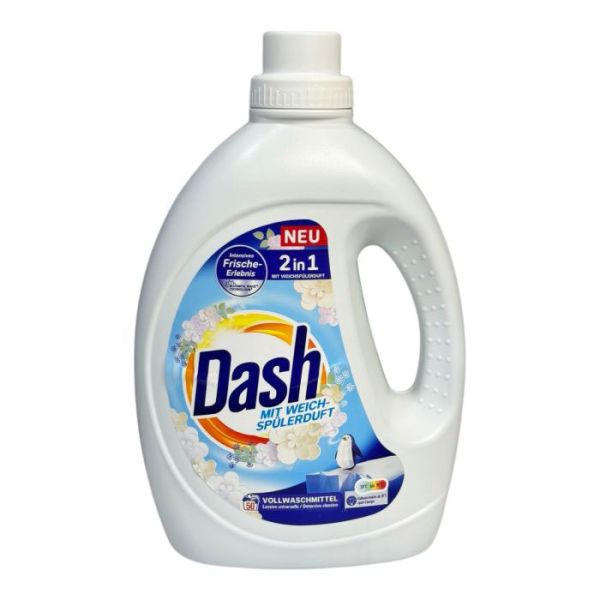 Гель для прання світлих речей Dash VollWaschmittel 2.25л (50 прань)