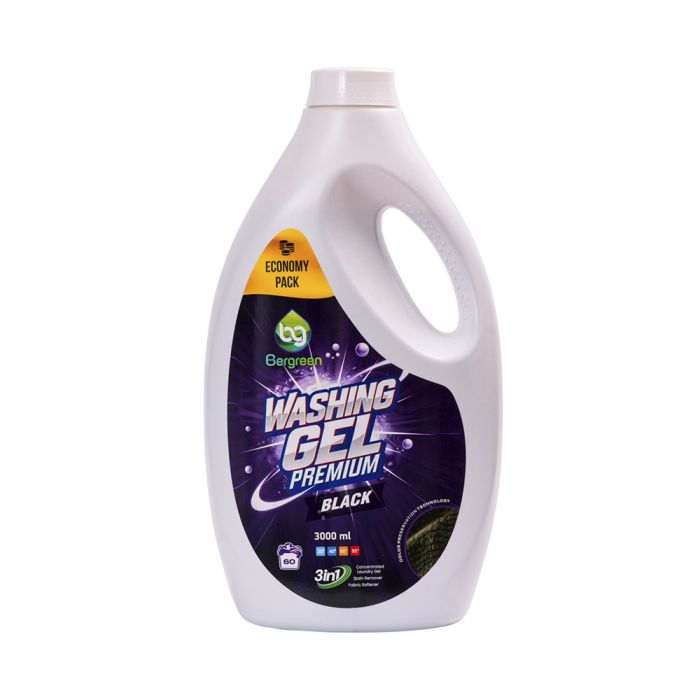 Гель для прання темного одягу Bergreen Black 3 l