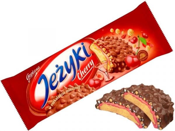 Печиво Jeżyki вишневе 140г