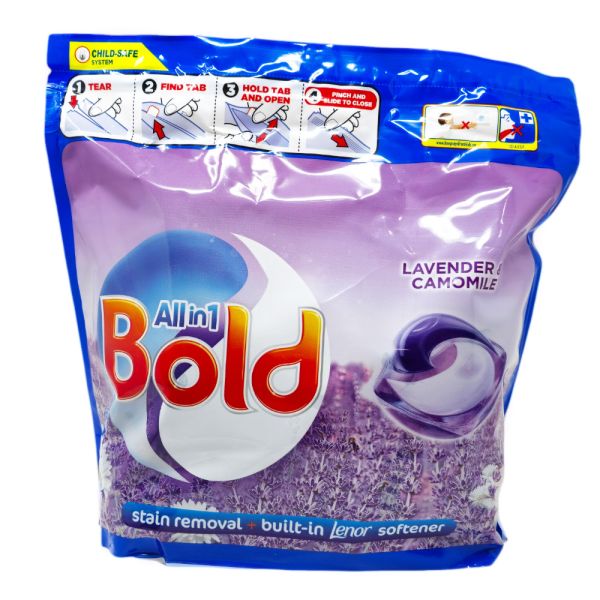 Капсули для прання Bold з ароматом лаванда та ромашка 70 шт