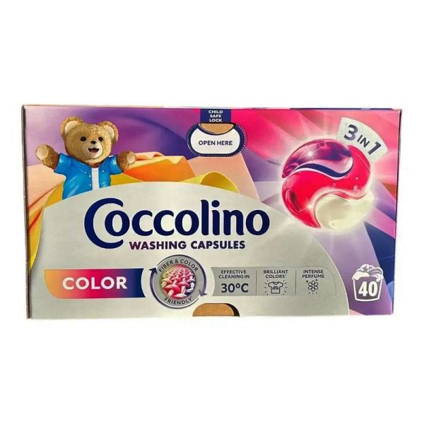 Капсули для прання кольорових тканин Coccolino колор 40 шт