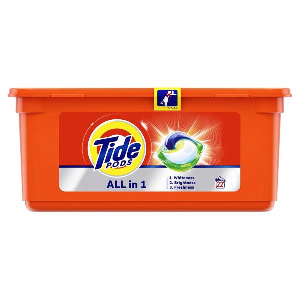 Капсули для прання Tide 3 в1 Pods 22шт