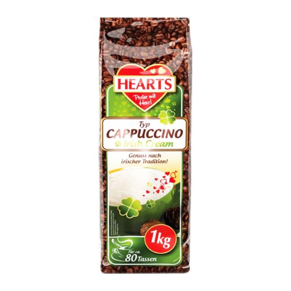 Капучино Hearts irish cream зі смаком ірландського крему 1кг