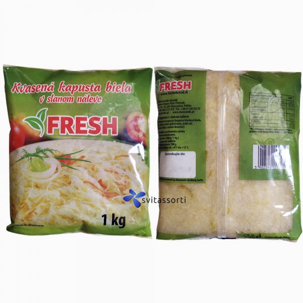Капуста квашена білокачанна FRESH 1kg