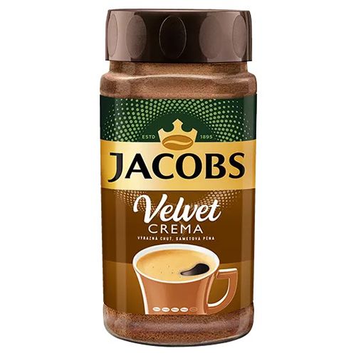 Розчинна сублімована кава  JACOBS VELVET CREMA 200 г