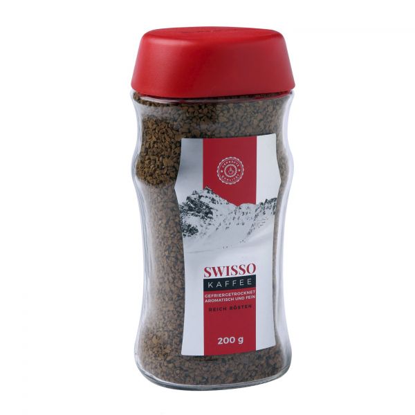 Розчинна кава Swisso Kaffee 100% Arabica 200 г