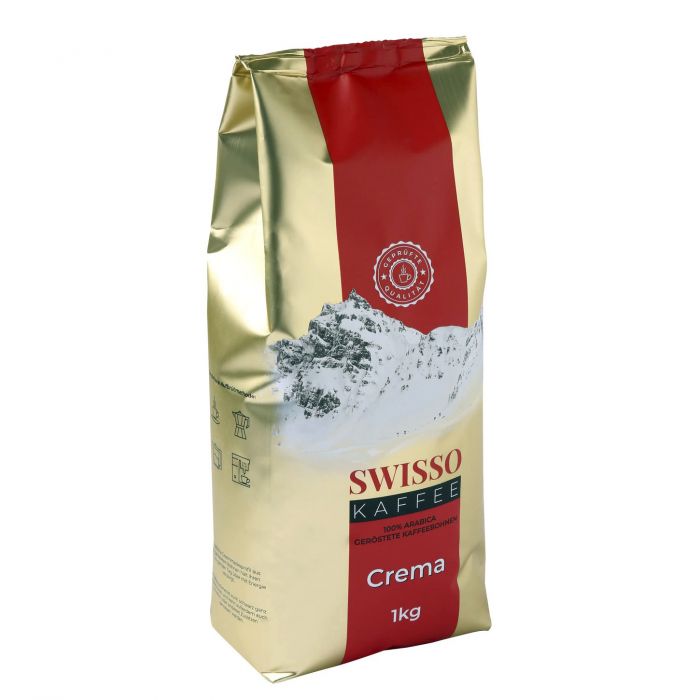 Кава в зернах Swisso Kaffee Crema 1 кг