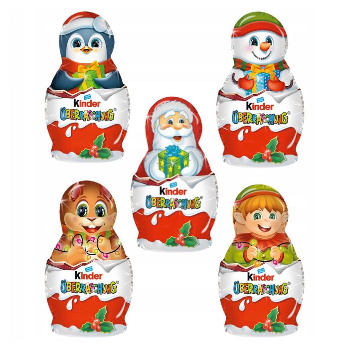 Новорічна фігурка Kinder з яйцем-сюрпризом 36 г