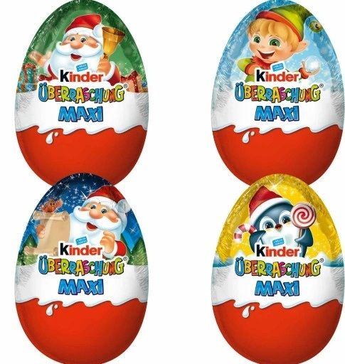 Новорічне яйце Kinder Maxi 100g