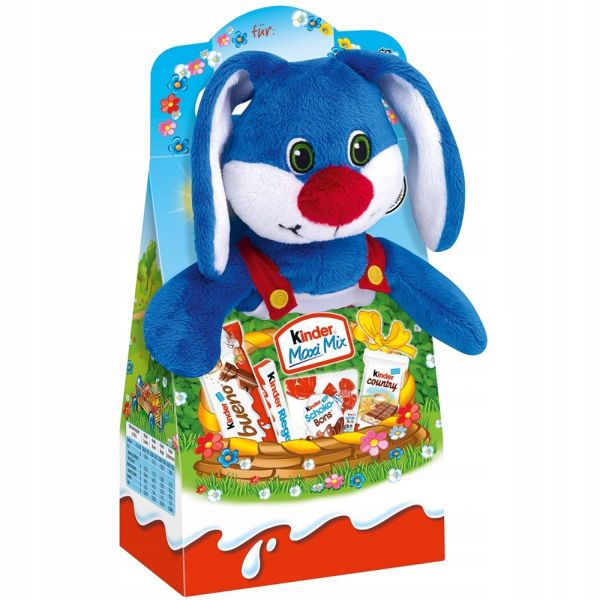 Великодній набір з м'якою іграшкою Кролик Kinder Mix Sweets Zajączek