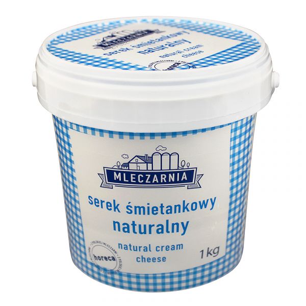 Вершковий крем-сир натуральний Mleczarnia serek śmietankowy 1 kg