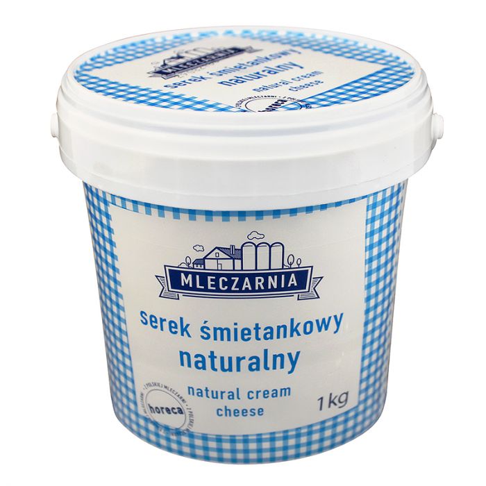 Вершковий крем-сир натуральний Mleczarnia serek śmietankowy 1 kg