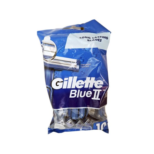 Чоловічі одноразові станки для гоління 2 леза Gillette Blue 10 шт