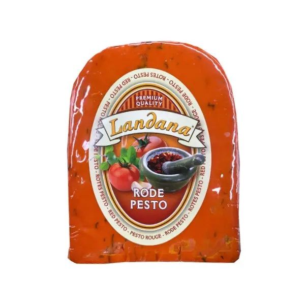 Сир ваговий з червоним песто Landana Red Pesto  0,4кг