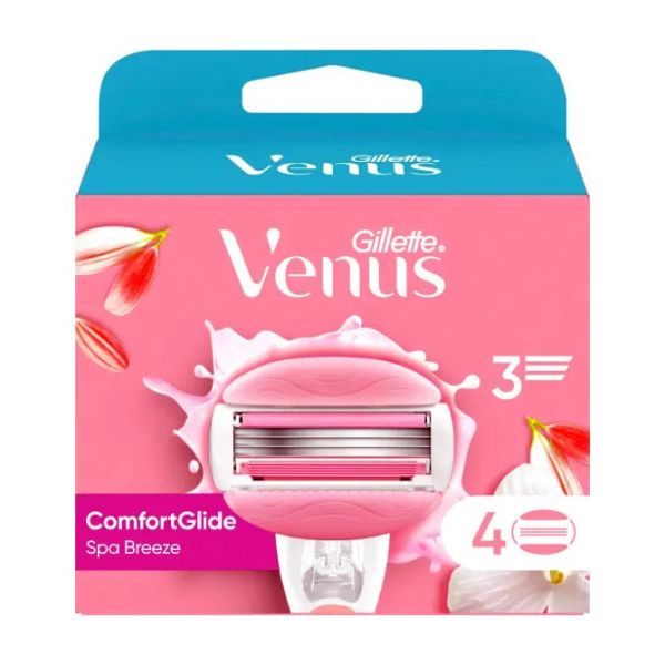 Змінні леза для гоління Gillette Venus Comfortglide Spa Breeze 4 шт