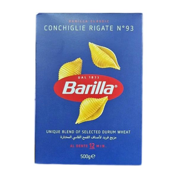Макаронні вироби Barilla Conchiglie Rigate №93 500г