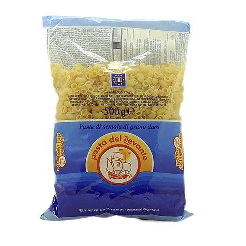 Макарони del Levante міні-ріжки 500 г