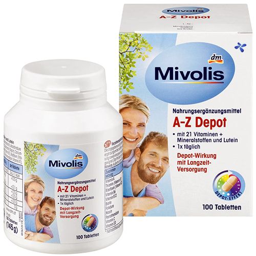 БАД комплекс Mivolis A-Z 18+ в таблетках 100 шт