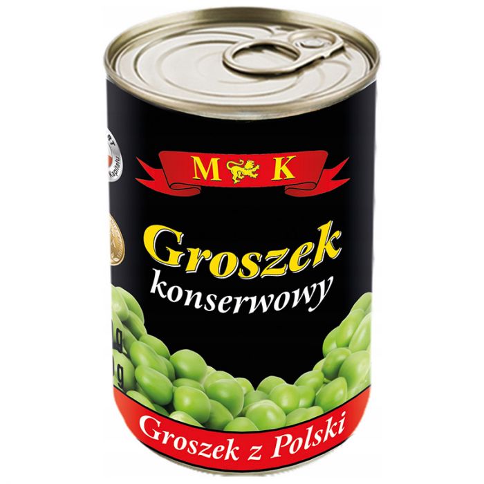 Горошок консервований Groszek konserwowy 400 г