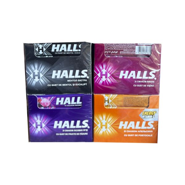 Льодяники Halls 25 г (20 шт)