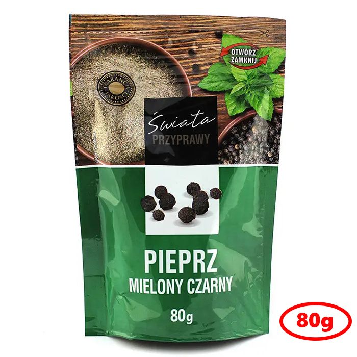 Перець чорний мелений Swiata 80 г